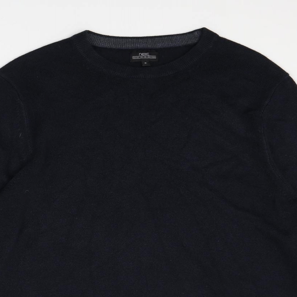 NEXT Mens Blue  Knit Pullover Jumper Size M