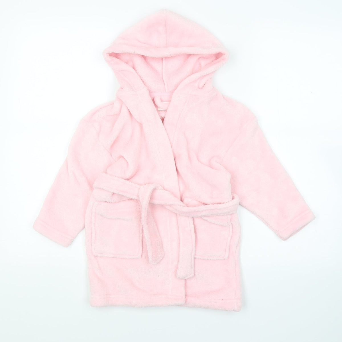 Next Girls Pink Solid   Robe Size 2-3 Years