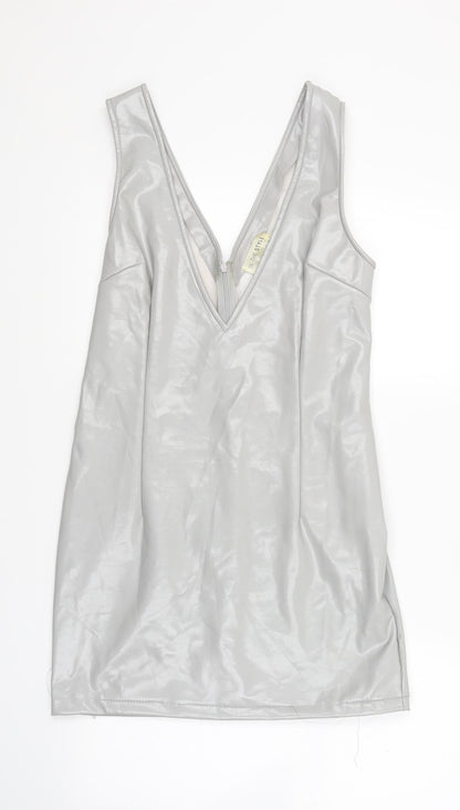 In the Style Womens Grey   Mini  Size 10