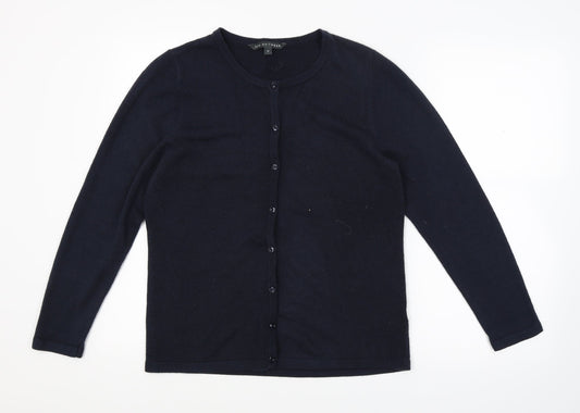 Bonmarché Womens Blue   Cardigan Jumper Size 12