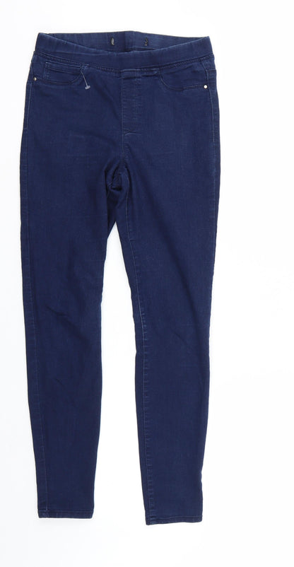 Pep & Co Womens Blue  Denim Skinny Jeans Size 8 L27 in