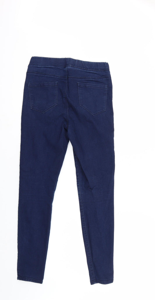 Pep & Co Womens Blue  Denim Skinny Jeans Size 8 L27 in