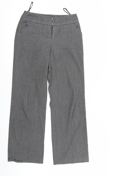 TU Womens Grey   Trousers  Size 8 L29 in