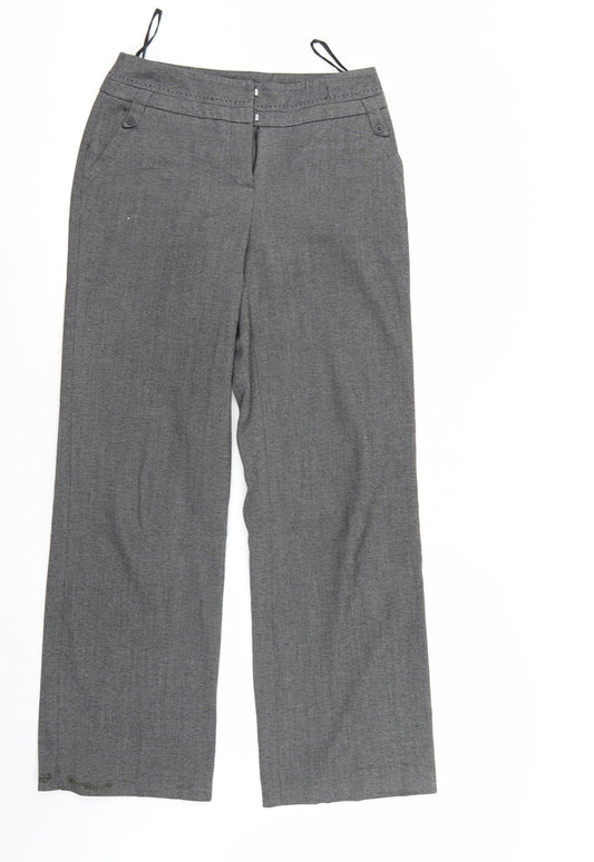 TU Womens Grey   Trousers  Size 8 L29 in