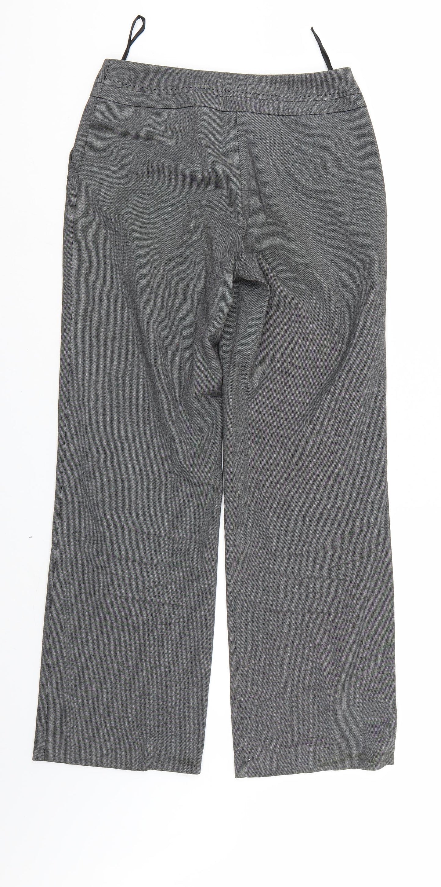 TU Womens Grey   Trousers  Size 8 L29 in