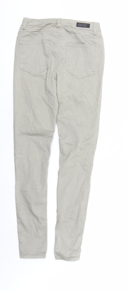 Womens UK Size  Pieces Regular Fit Straight Ivory Jeans