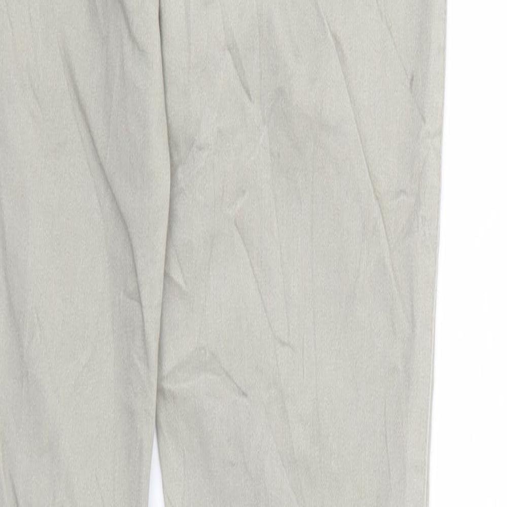 Womens UK Size  Pieces Regular Fit Straight Ivory Jeans