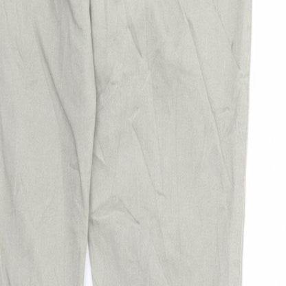 Womens UK Size  Pieces Regular Fit Straight Ivory Jeans