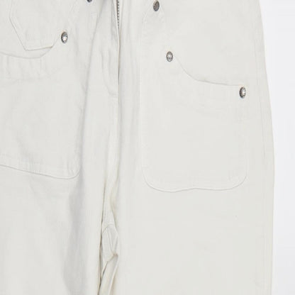 Colours of The World Womens White  Denim Cropped Jeans Size 12 L22 in
