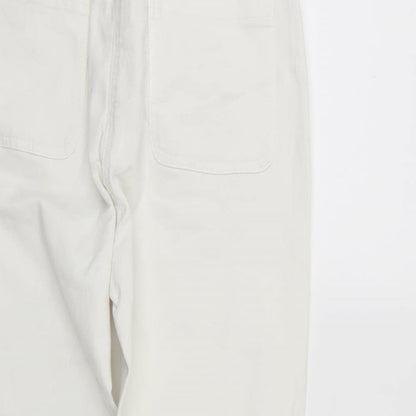 Colours of The World Womens White  Denim Cropped Jeans Size 12 L22 in