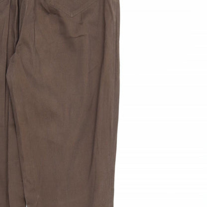 DASH Womens Brown  Denim Straight Jeans Size 14 L28 in