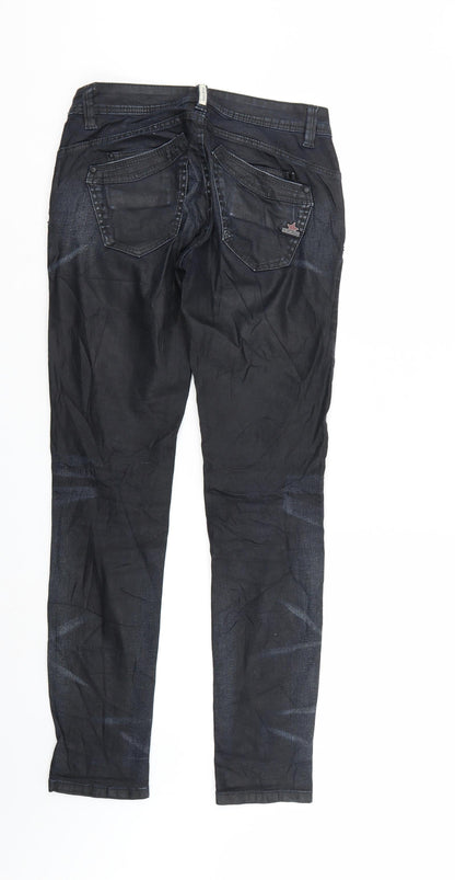 Buena Vista Womens Black  Denim Straight Jeans Size XS L29 in