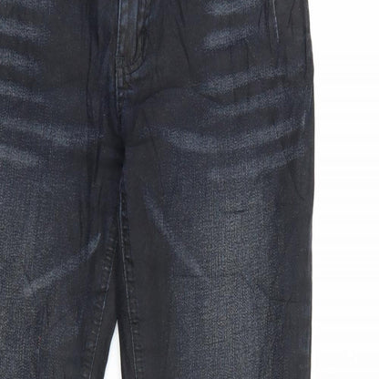 Buena Vista Womens Black  Denim Straight Jeans Size XS L29 in