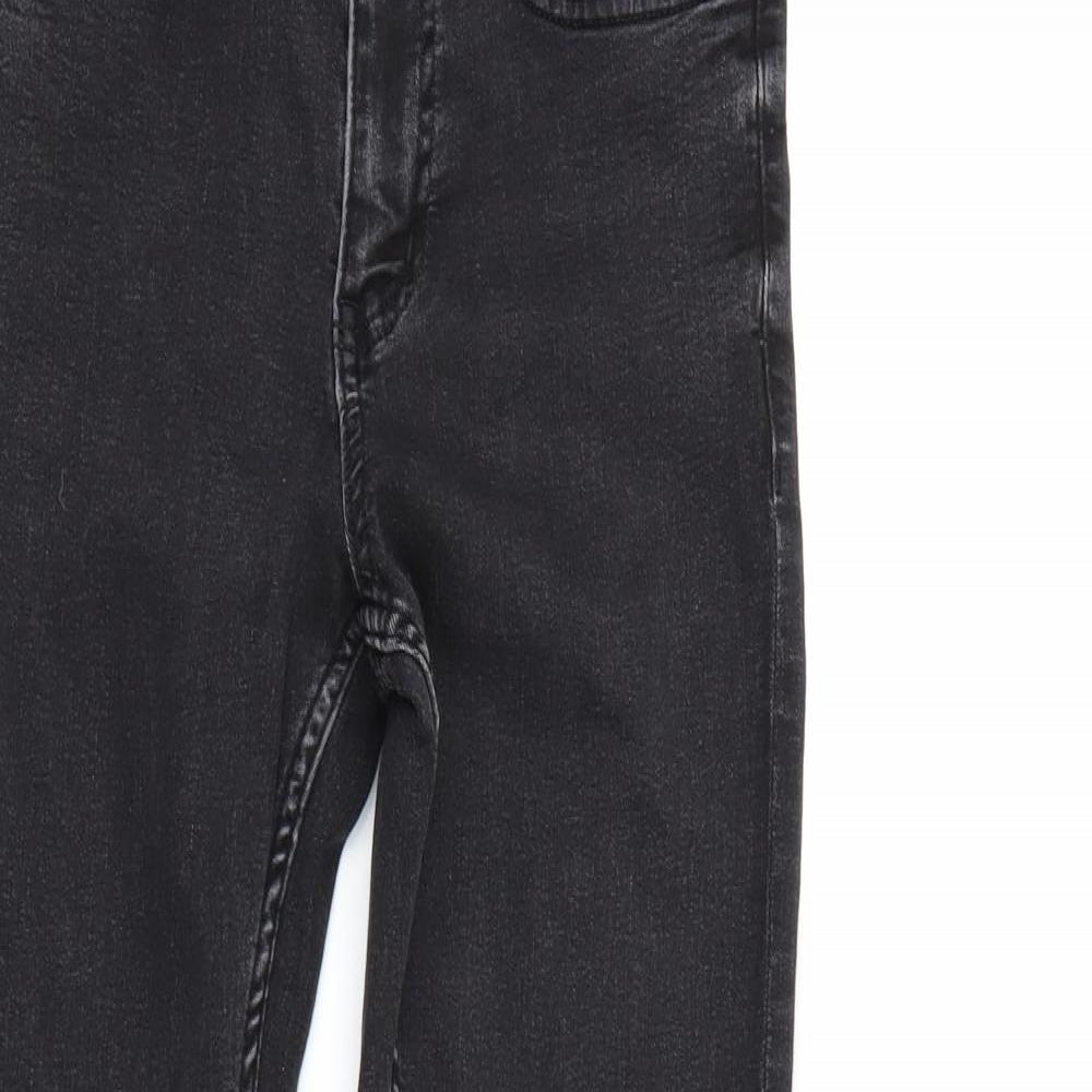 M&S Womens Black  Denim Skinny Jeans Size 6 L27 in
