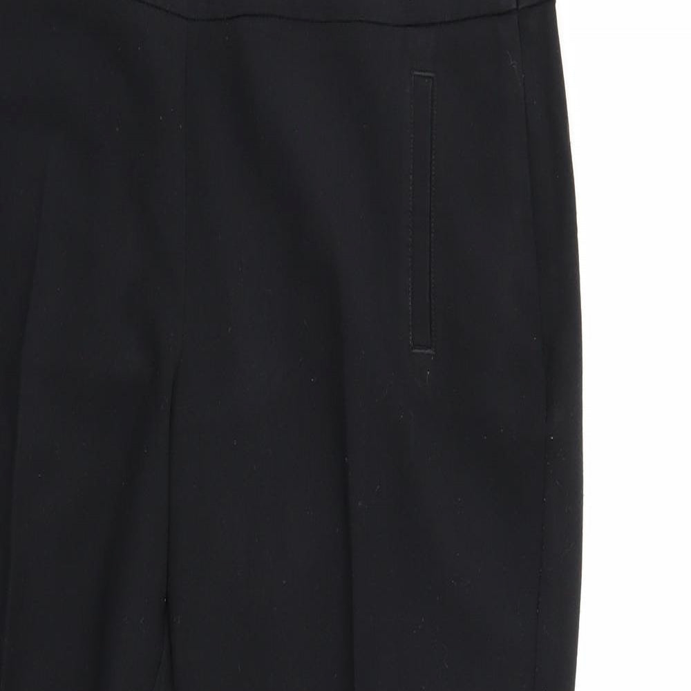 M&S Womens Black   Trousers  Size 12 L27 in