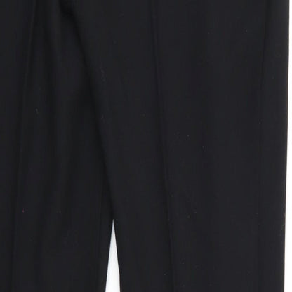 M&S Womens Black   Trousers  Size 12 L27 in