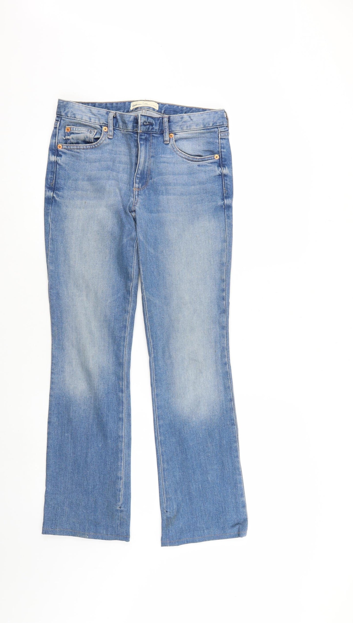 Gap Womens Blue  Denim Bootcut Jeans Size 26 in L28 in