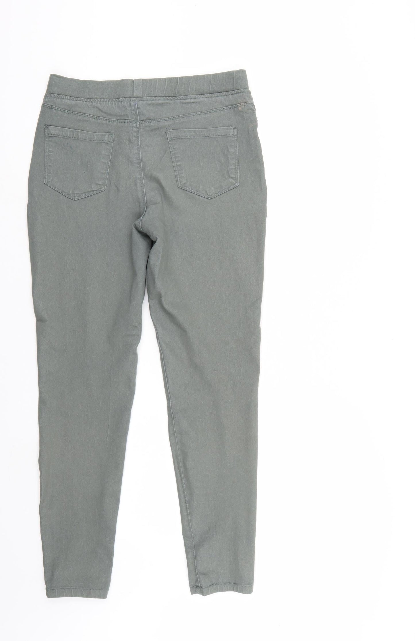 pep & Co Womens Green  Denim Tapered Jeans Size 12 L28 in