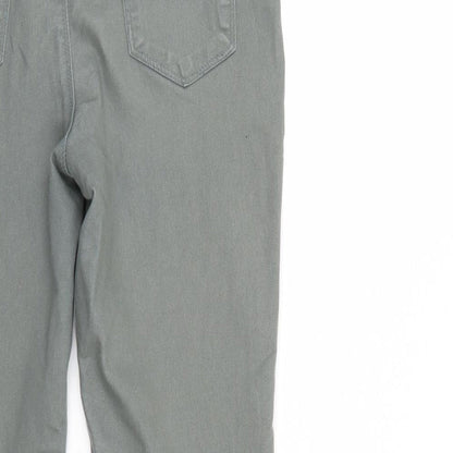 pep & Co Womens Green  Denim Tapered Jeans Size 12 L28 in