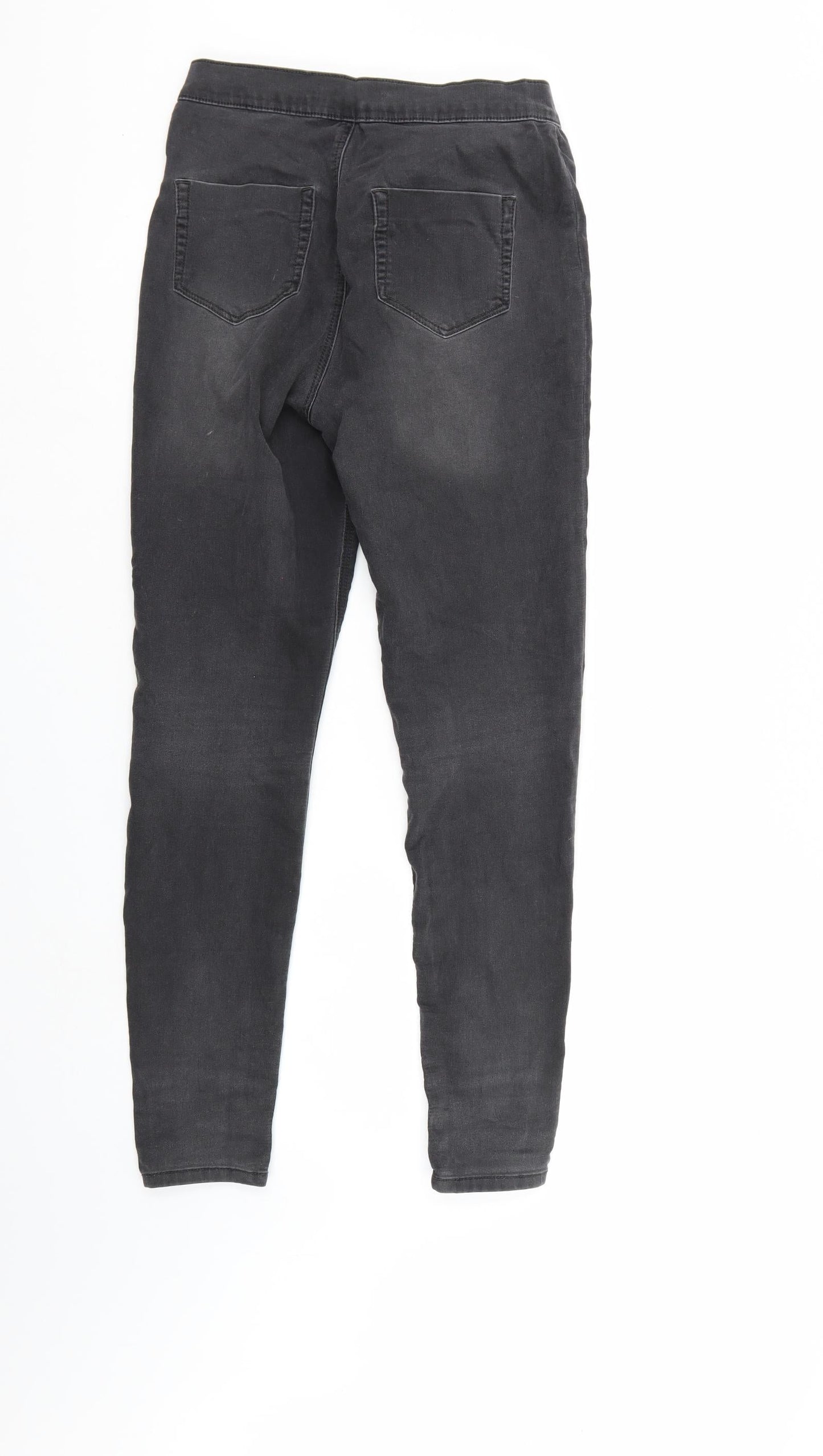 George Womens Black  Denim Tapered Jeans Size 10 L28 in