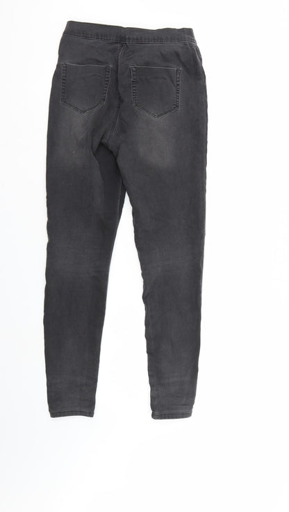 George Womens Black  Denim Tapered Jeans Size 10 L28 in