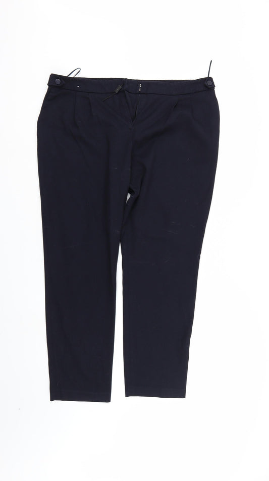 NEXT Womens Blue   Trousers  Size 6 L27 in
