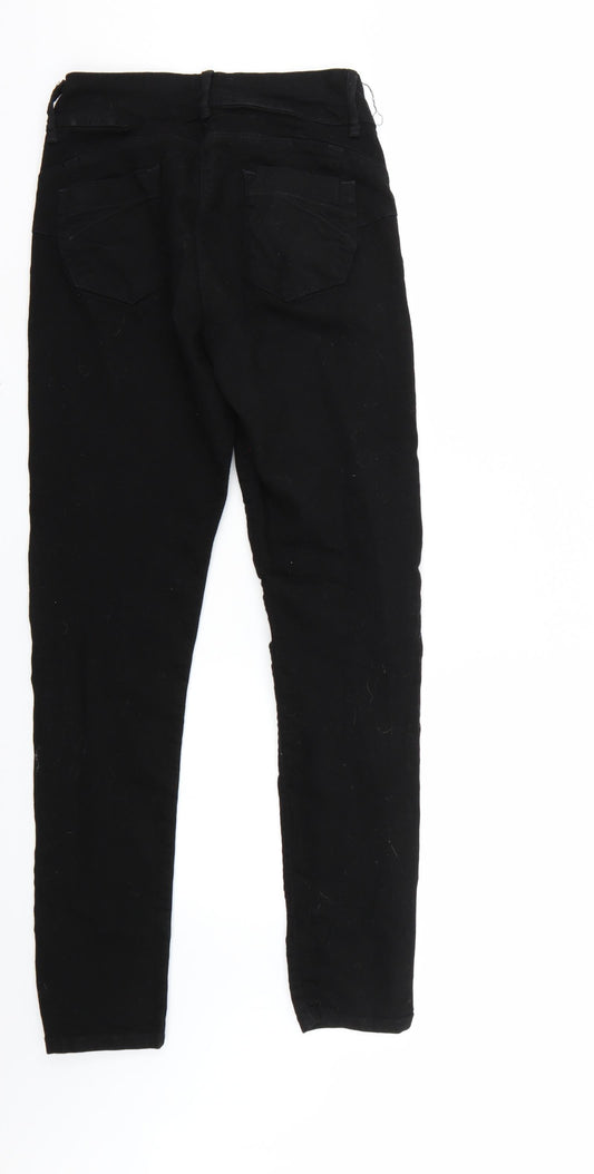 Womens UK Size 14 Skinny Regular Fit Skinny Black Jeans