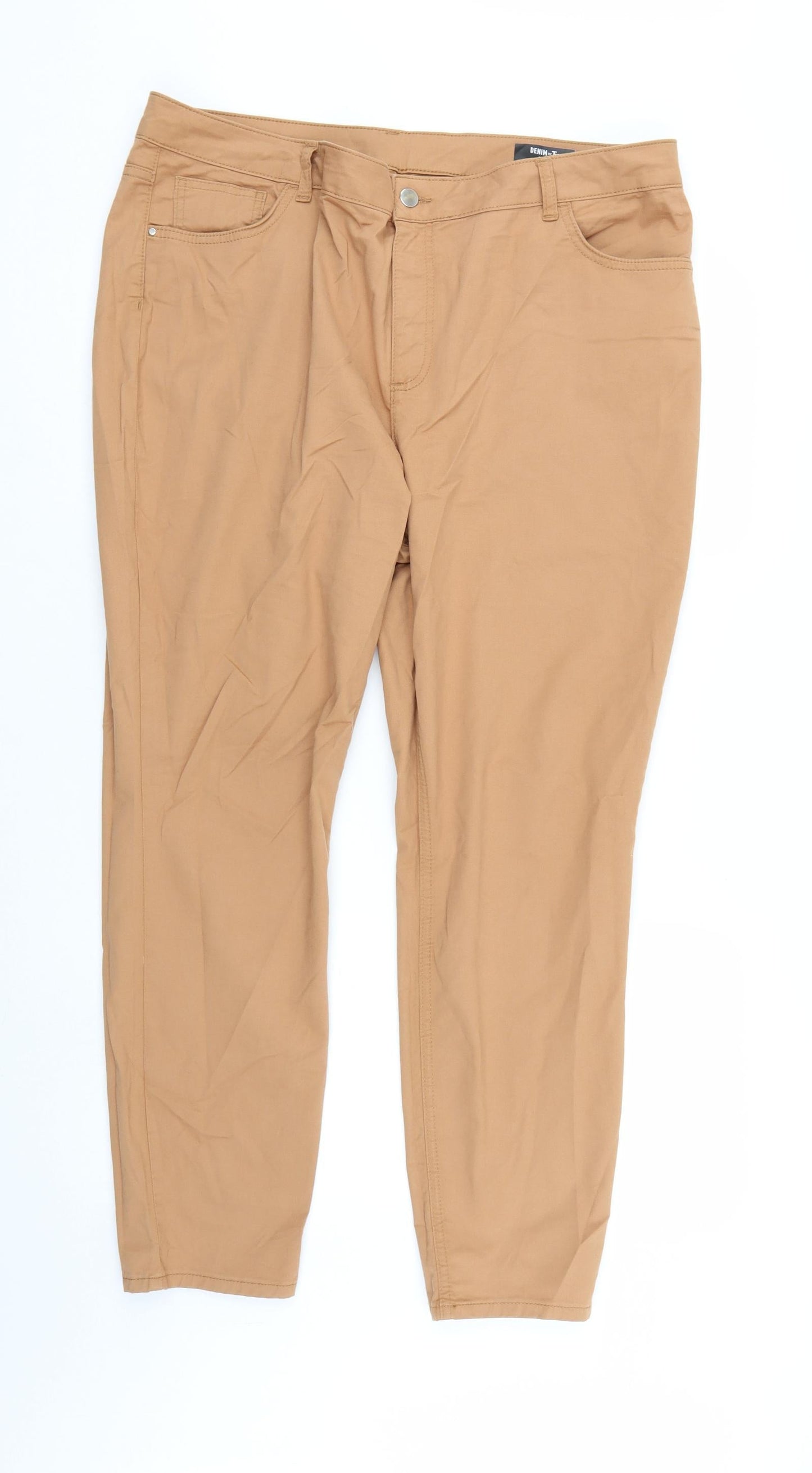 TU Womens Brown  Denim Skinny Jeans Size 20 L27 in