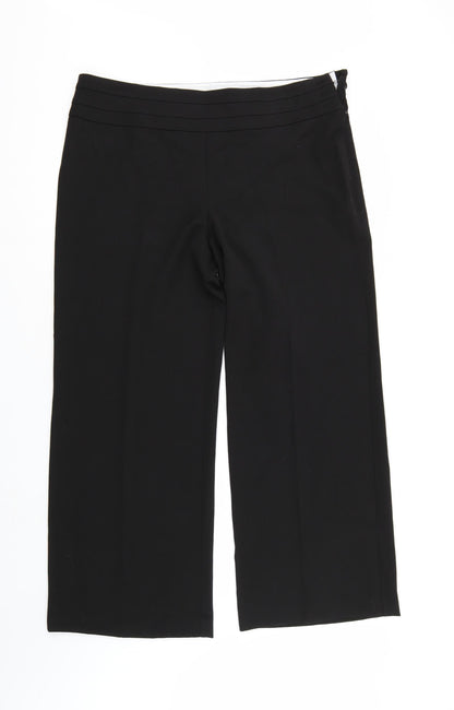 Womens UK Size 16 Very Regular Fit  Black Trousers