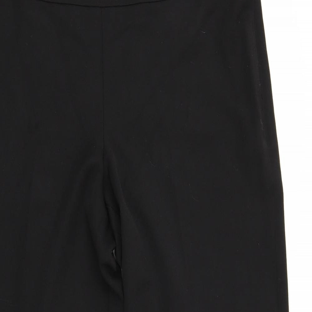Womens UK Size 16 Very Regular Fit  Black Trousers