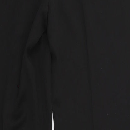 Womens UK Size 16 Very Regular Fit  Black Trousers