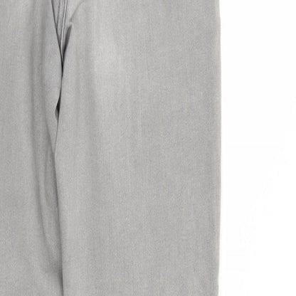 Womens UK Size 12 H&M Regular Fit Straight Grey Jeans