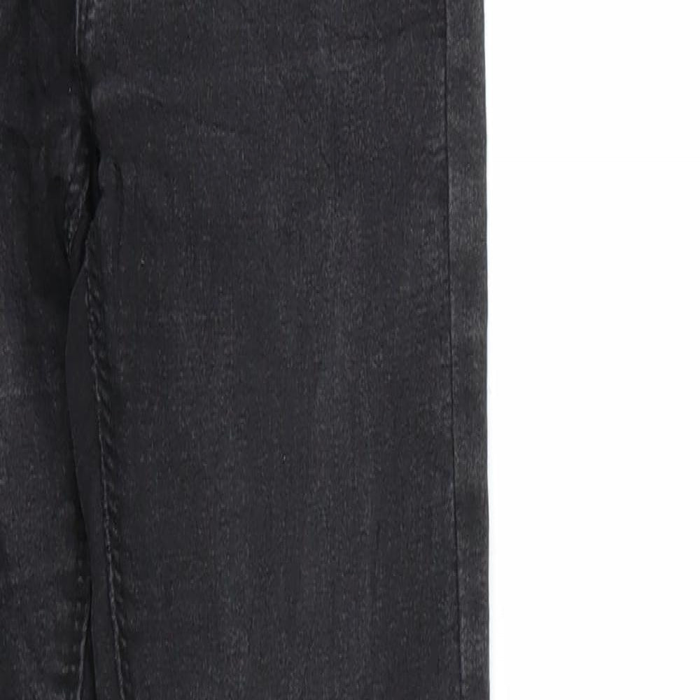 Womens UK Size 10 House Regular Fit Straight Black Jeans