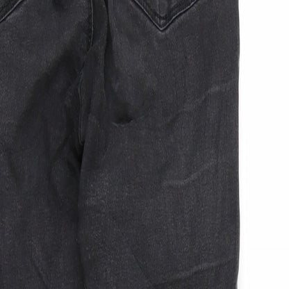 Womens UK Size 10 House Regular Fit Straight Black Jeans