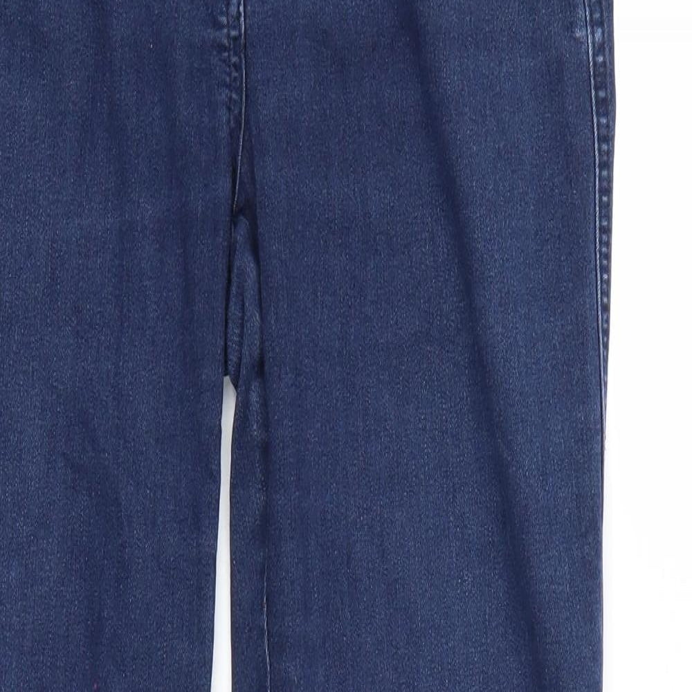 F&F Womens Blue  Denim Straight Jeans Size 8 L27 in - e