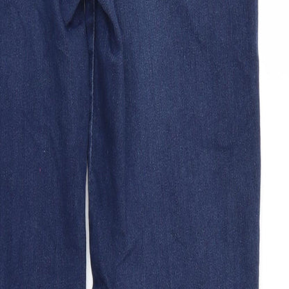 F&F Womens Blue  Denim Straight Jeans Size 8 L27 in - e