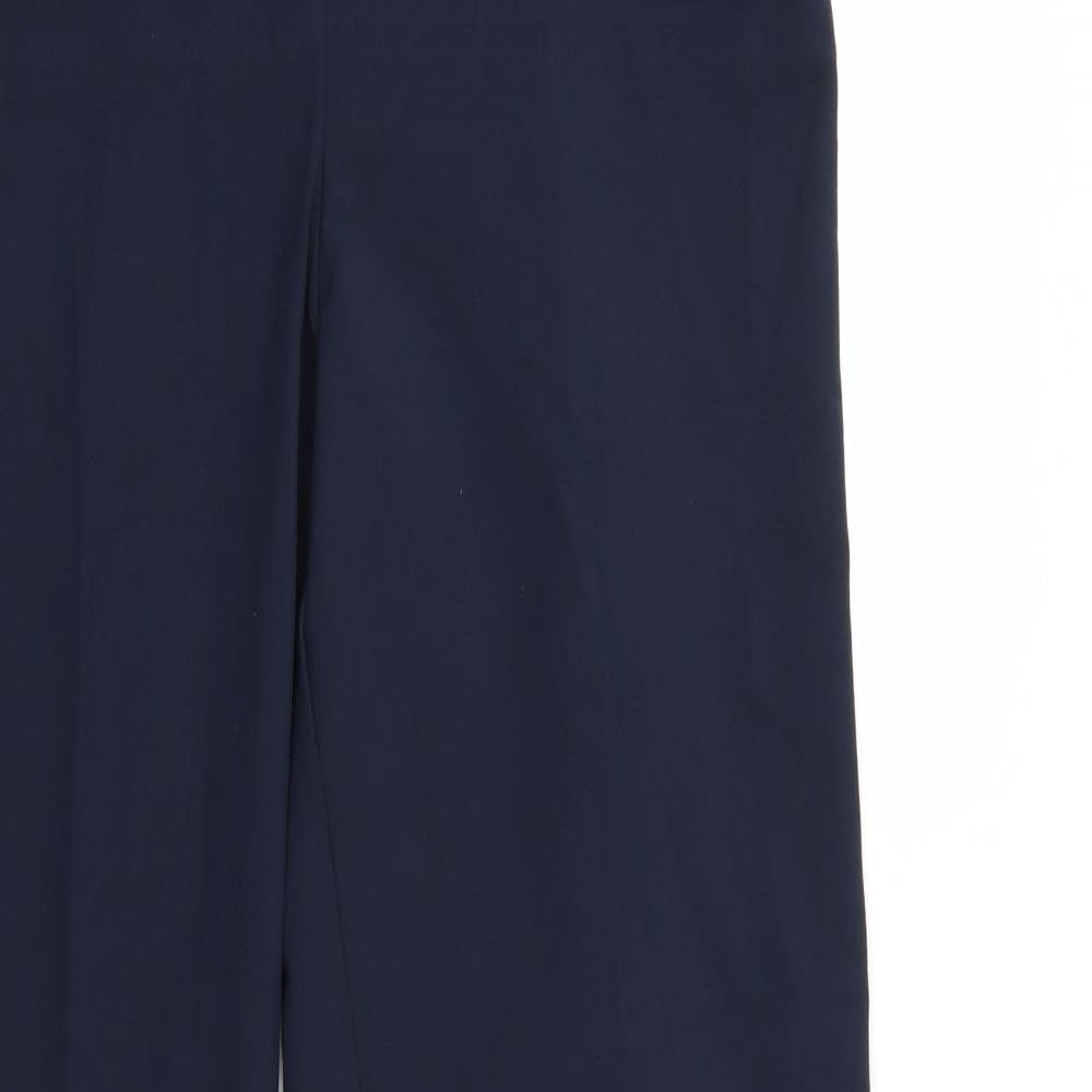 Womens UK Size 14 Slimma Regular Fit  Blue Trousers