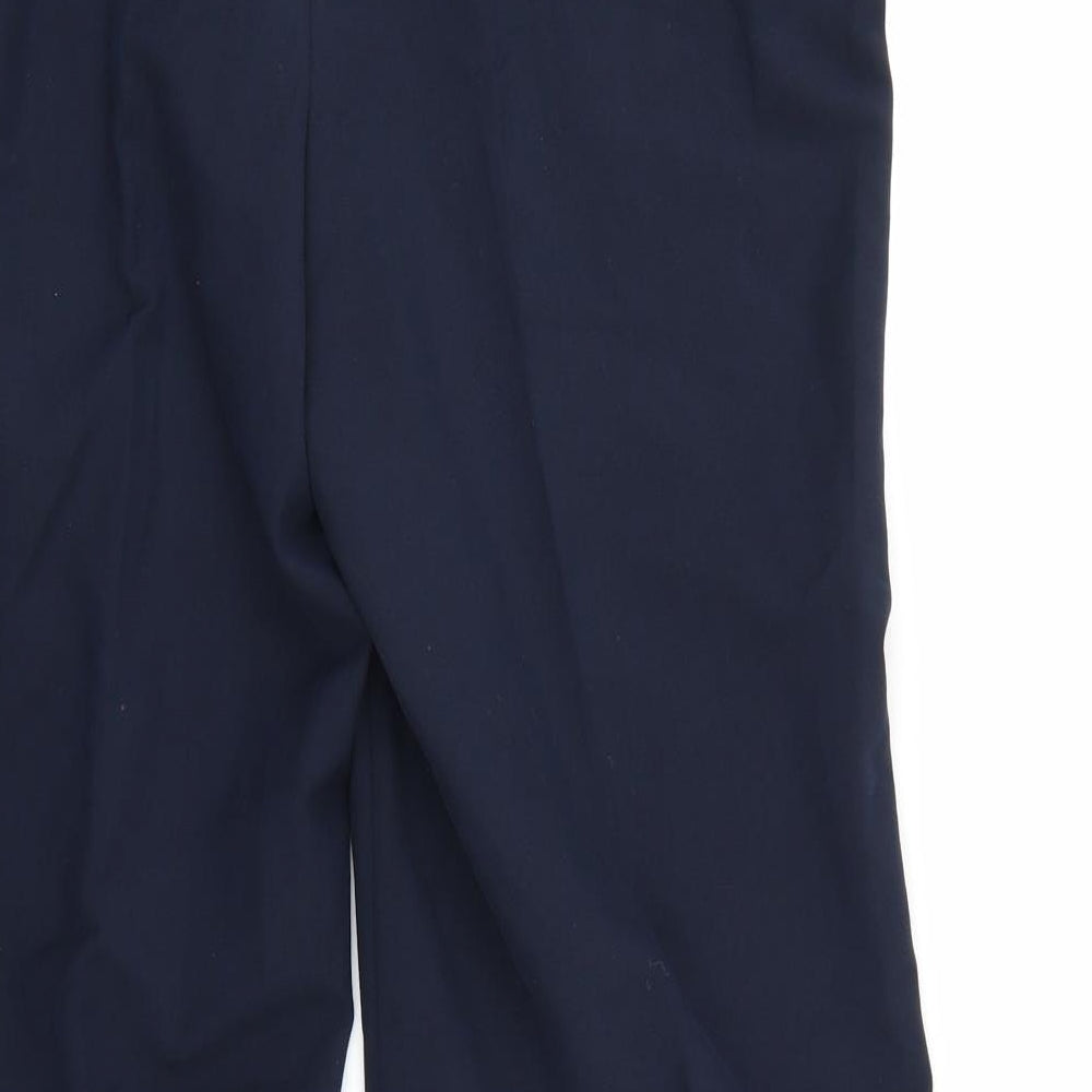 Womens UK Size 14 Slimma Regular Fit  Blue Trousers