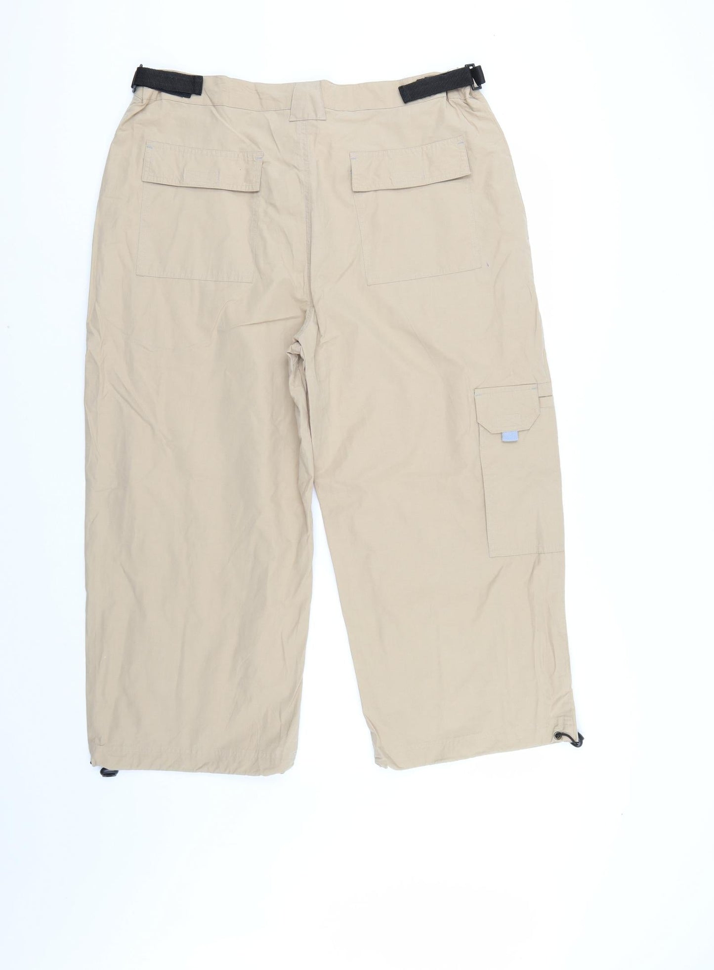Active Mens Beige   Cropped Trousers Size 36 in L23 in