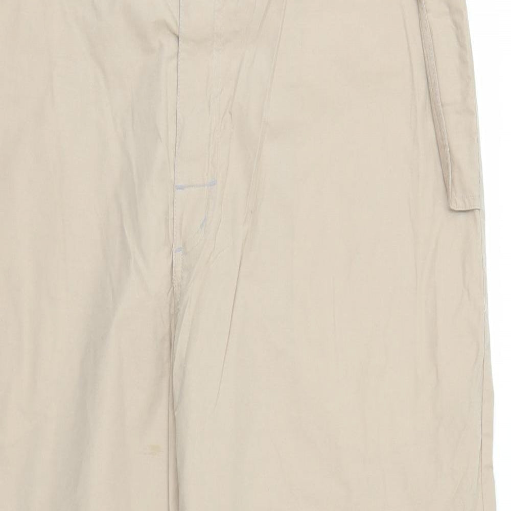 Active Mens Beige   Cropped Trousers Size 36 in L23 in