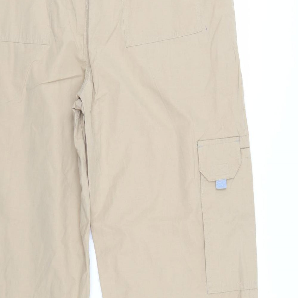 Active Mens Beige   Cropped Trousers Size 36 in L23 in