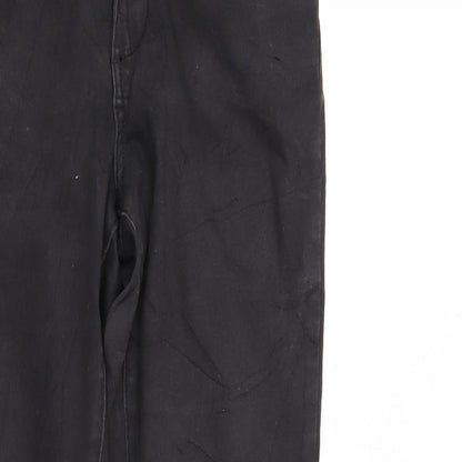 Diverse Womens Black  Denim Straight Jeans Size 12 L29 in