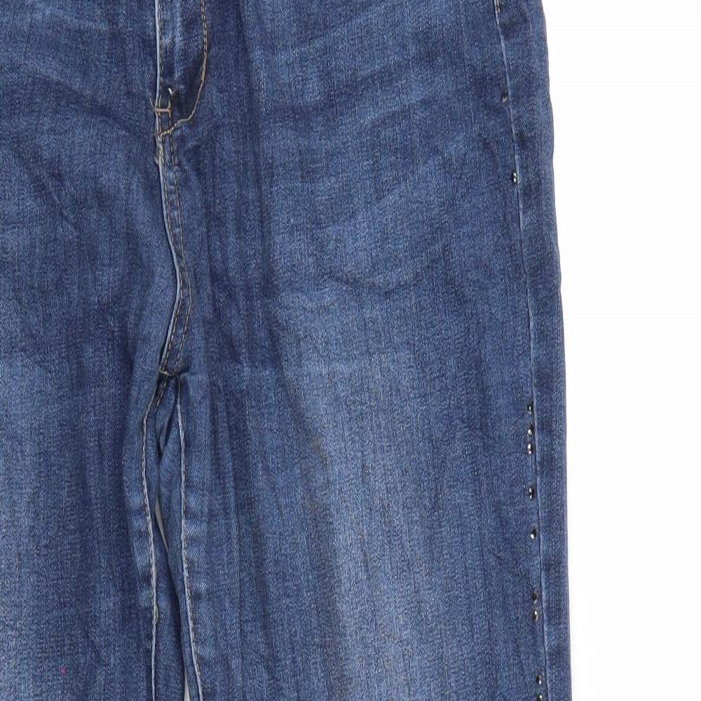 Womens UK Size 36 in Preworn Regular Fit Straight Blue Jeans
