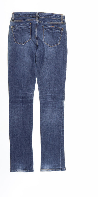 Womens UK Size 6 TALLY WEiJL Regular Fit Skinny Blue Jeans