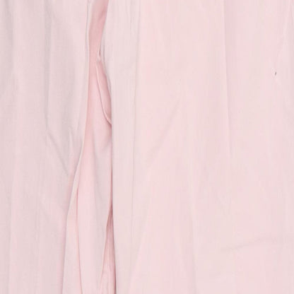 Womens UK Size  Preworn Regular Fit Straight Pink Jeans