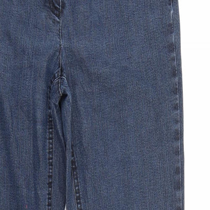 Womens UK Size 12 ZERRES Regular Fit Straight Blue Jeans