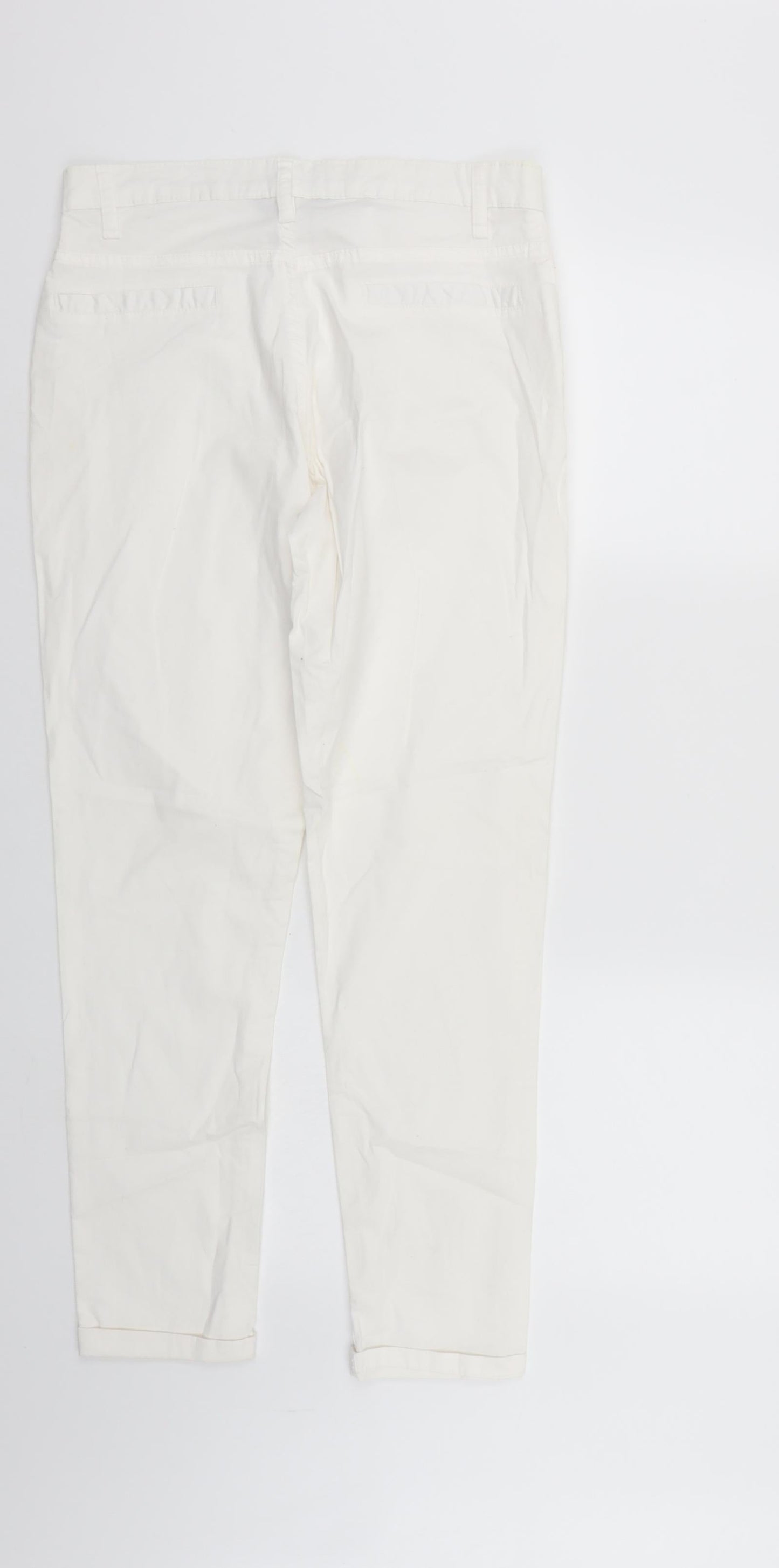 Originals Womens White  Denim Straight Jeans Size 10 L27 in