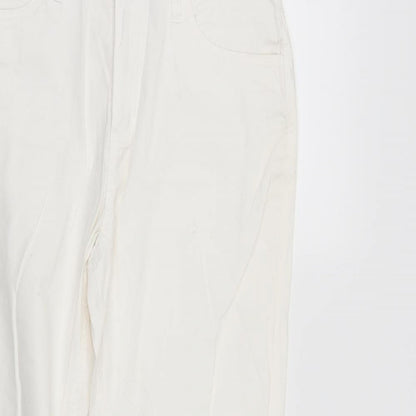 Originals Womens White  Denim Straight Jeans Size 10 L27 in