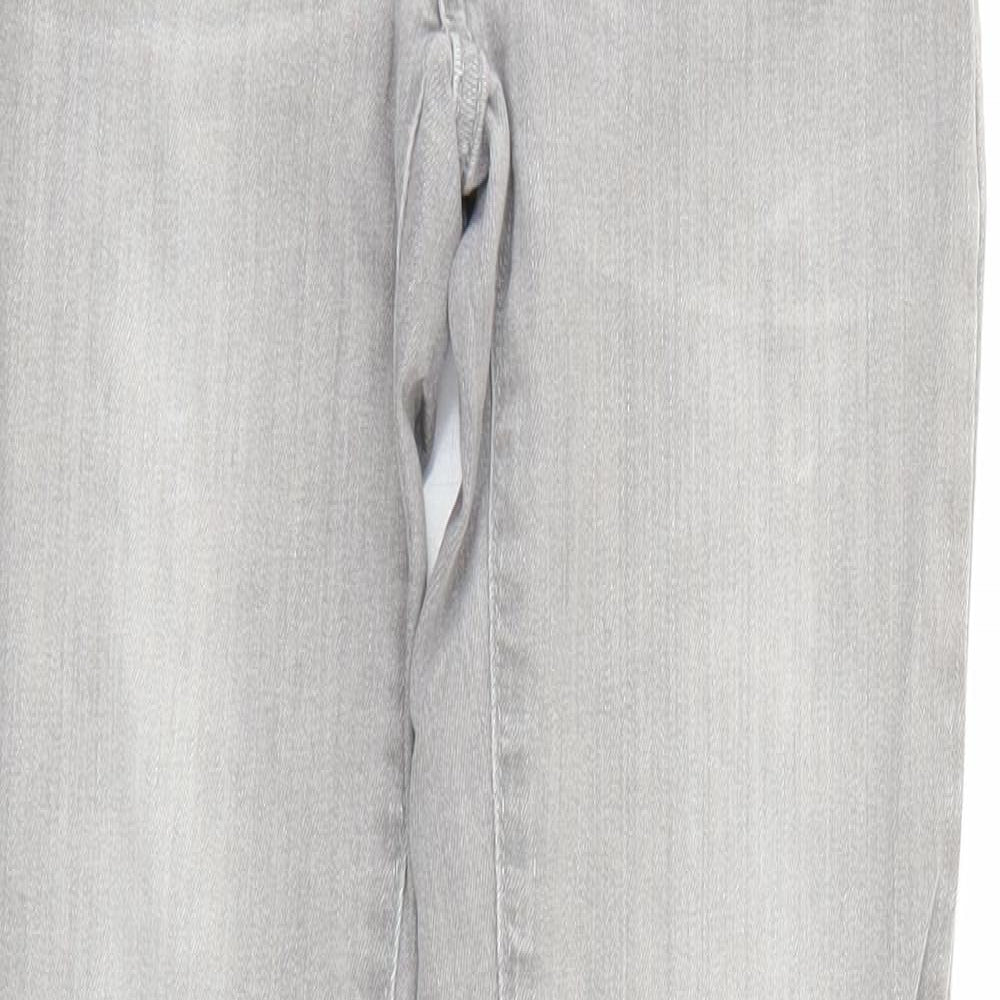 Denim & Co. Womens Grey  Denim Skinny Jeans Size 4 L25 in