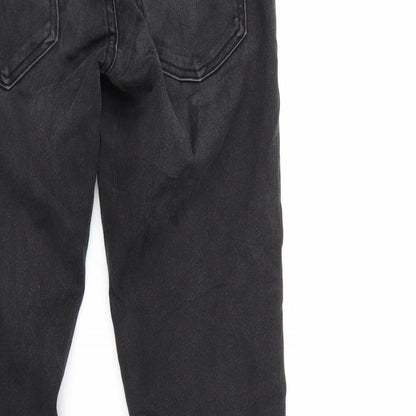 Only Womens Black  Denim Straight Jeans Size 27 in L30 in